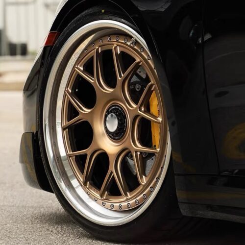 Custom two-piece forged wheels for Porsche 911 Turbo S