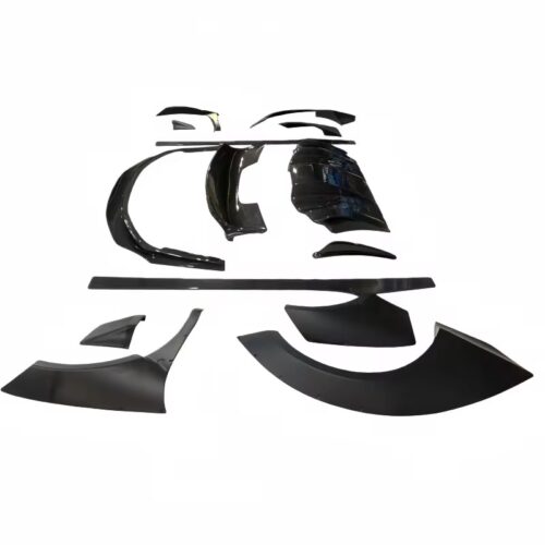 Complete LB-style wide-body carbon fiber body kit for Ferrari 458 (upgrade/modification)