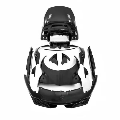 Full-body wide-body kit for Ferrari F12 (including TDF-style upgrade/facelift), crafted from resin-fiber material.